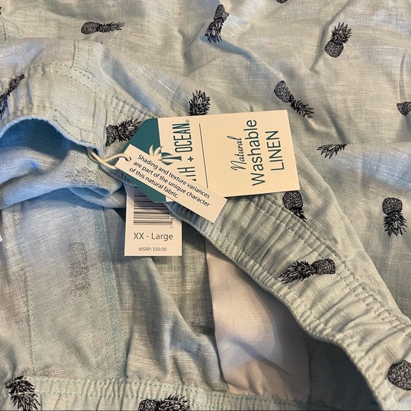 10th‎ & Ocean Linen Blend Pullon Short - Picture 4 of 4